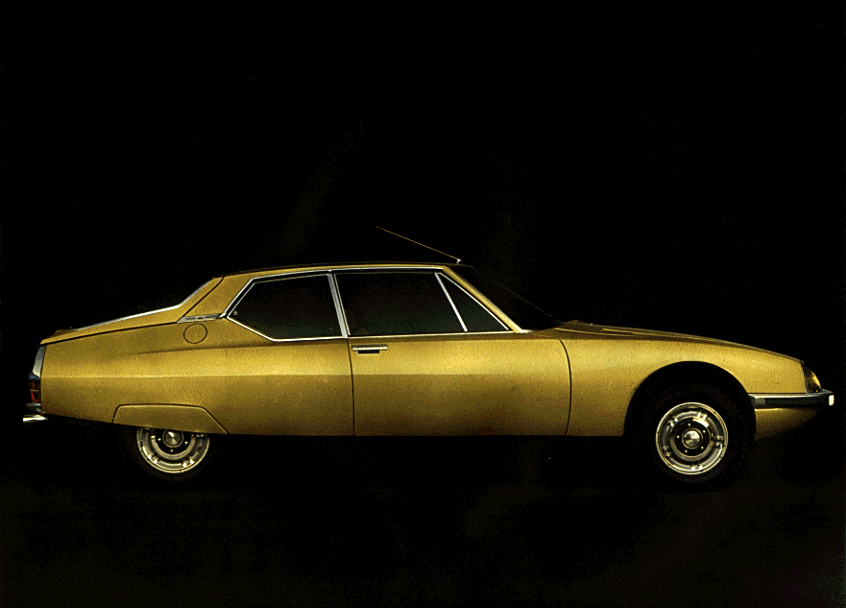 It is a picture of the 
Citroen SM from the original promotional material 1970