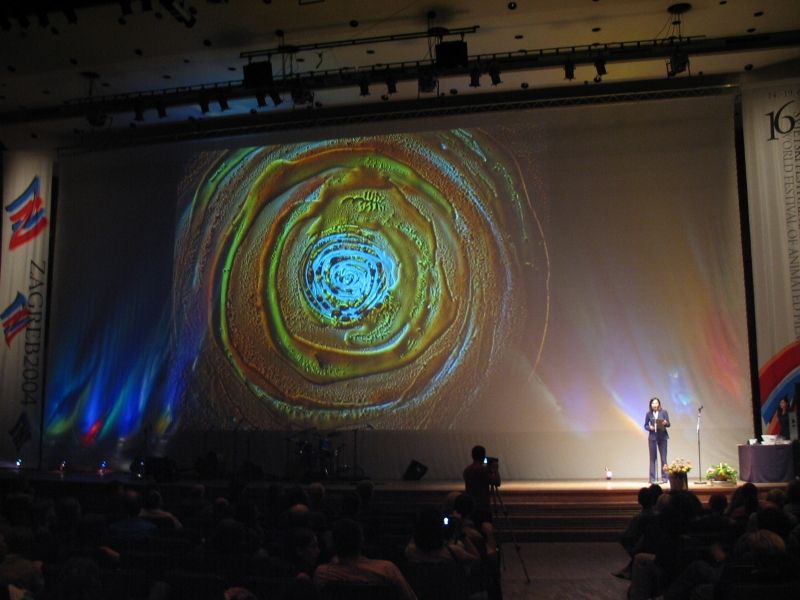 Svjetlostna scenografija za Animafest 2004.