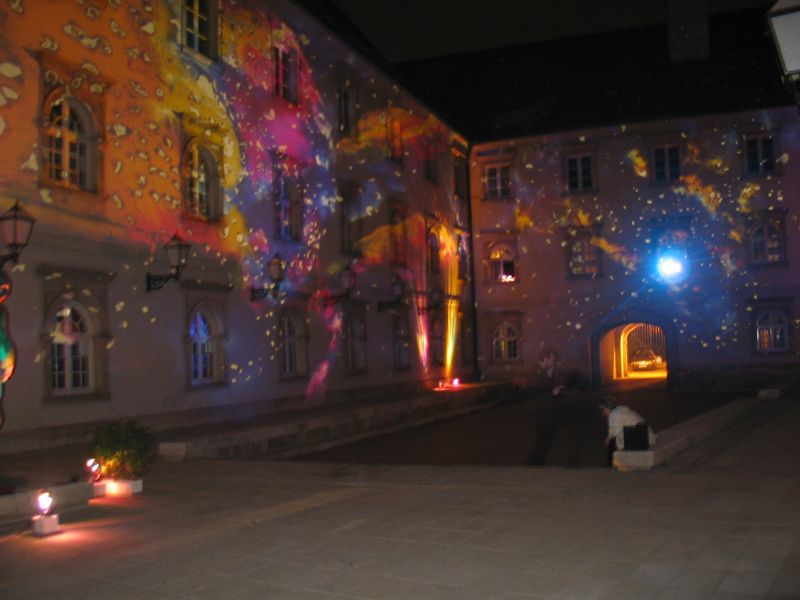 Creative Lighting of the Gallery Klovicyevi Dvori Atrium