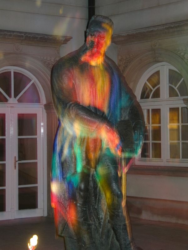 Creative Lighting of the Atrium of the Gallery Klovichevi Dvori